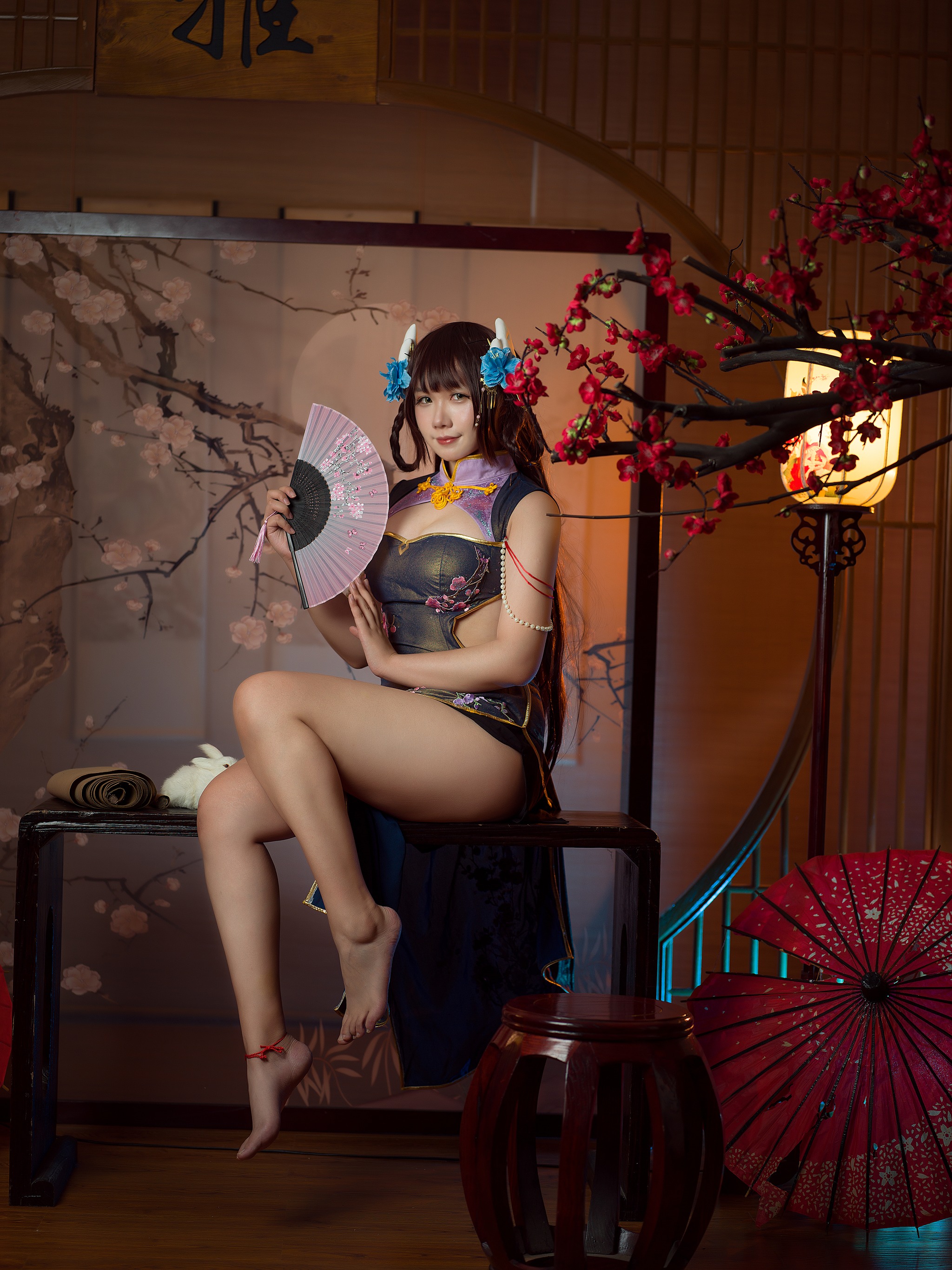 麻花麻花酱 - NO.103 麻花酱 比睿旗袍泳装[61P]-XikXak